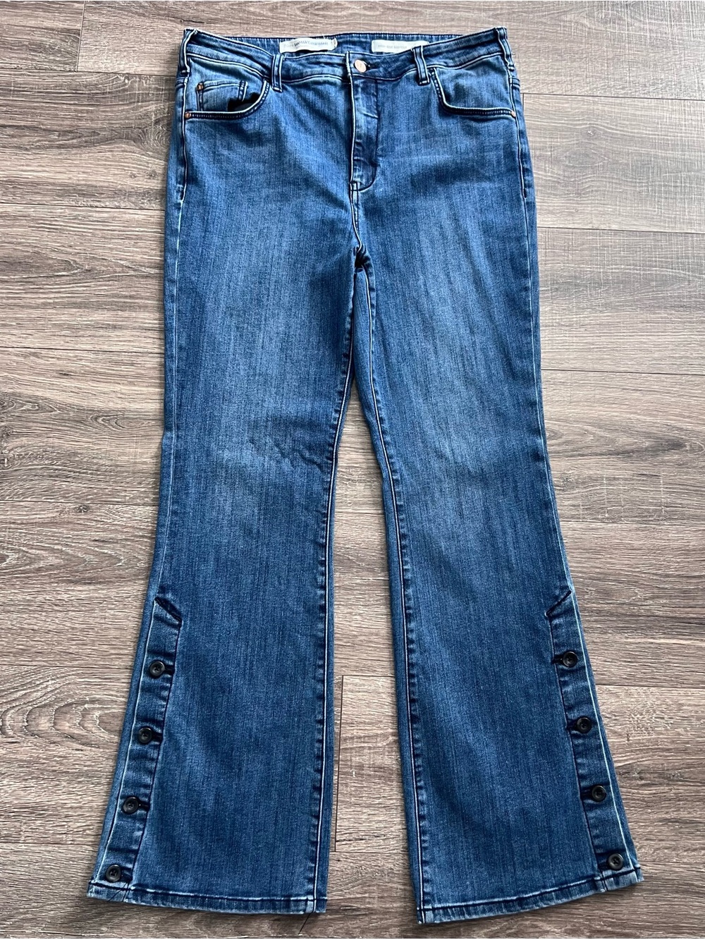 Anthropologie Pilcro & the Letterpress High Waist Boot Cut Jeans Size 32